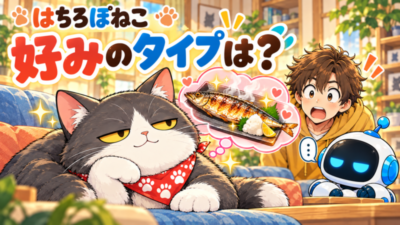 【はちろぼねこ】好みのタイプ｜魚との相性診断