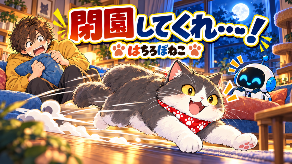 【はちろぼねこ】閉園できない動物園｜秋の夜のどうぶつえん